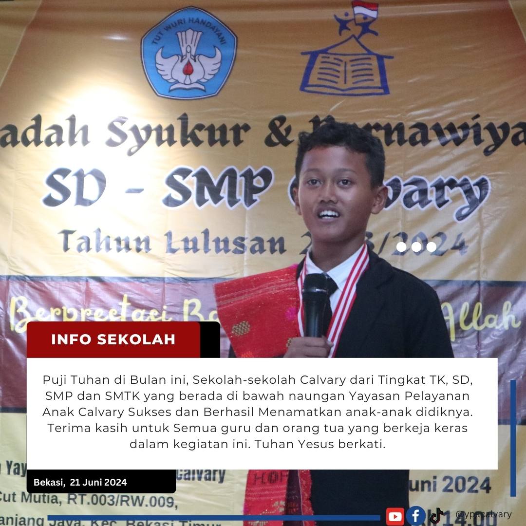 Penamatan Sekolah Calvary